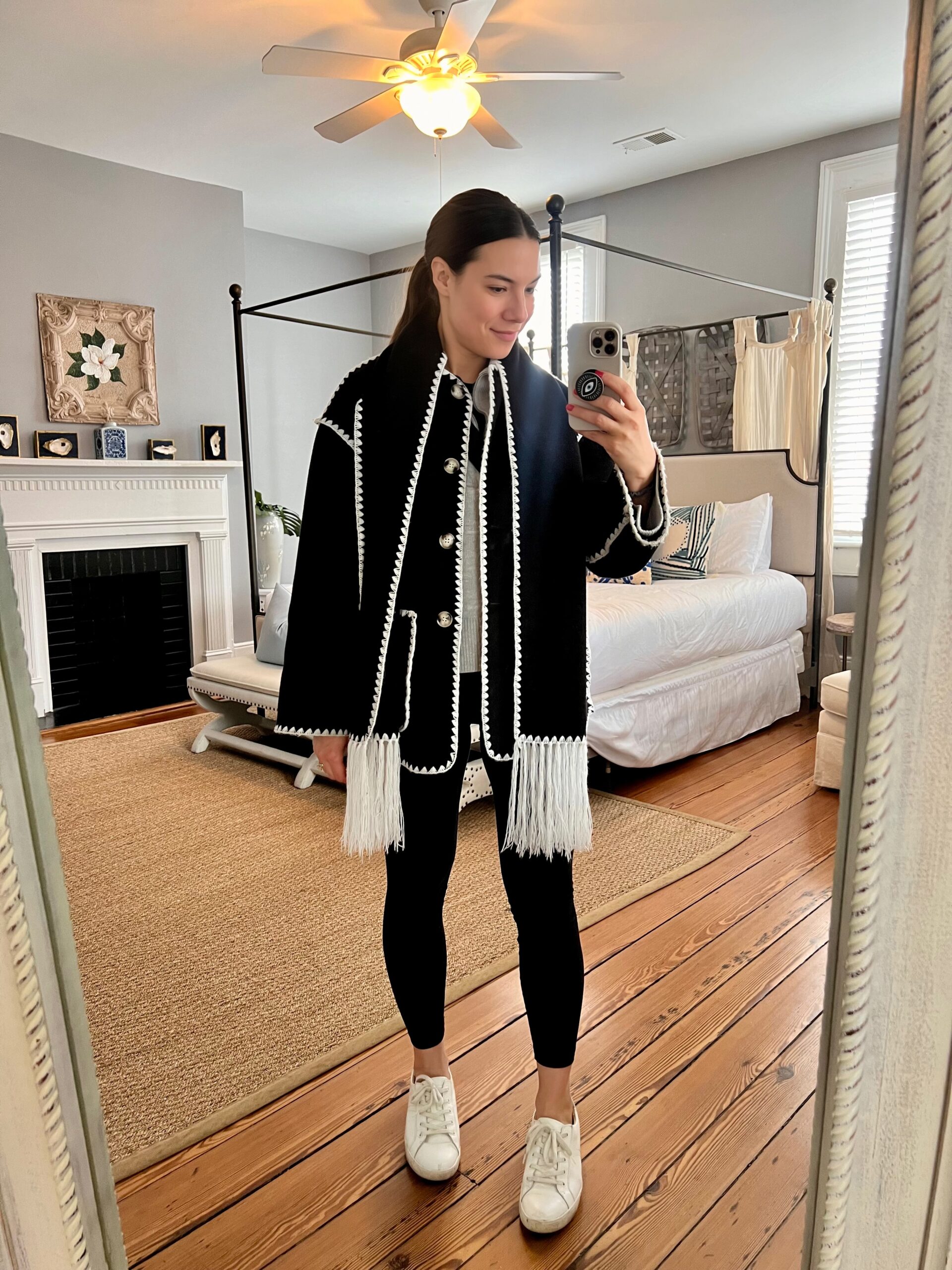 The Viral Scarf Jacket: Totême vs. The Perfect Amazon Dupe