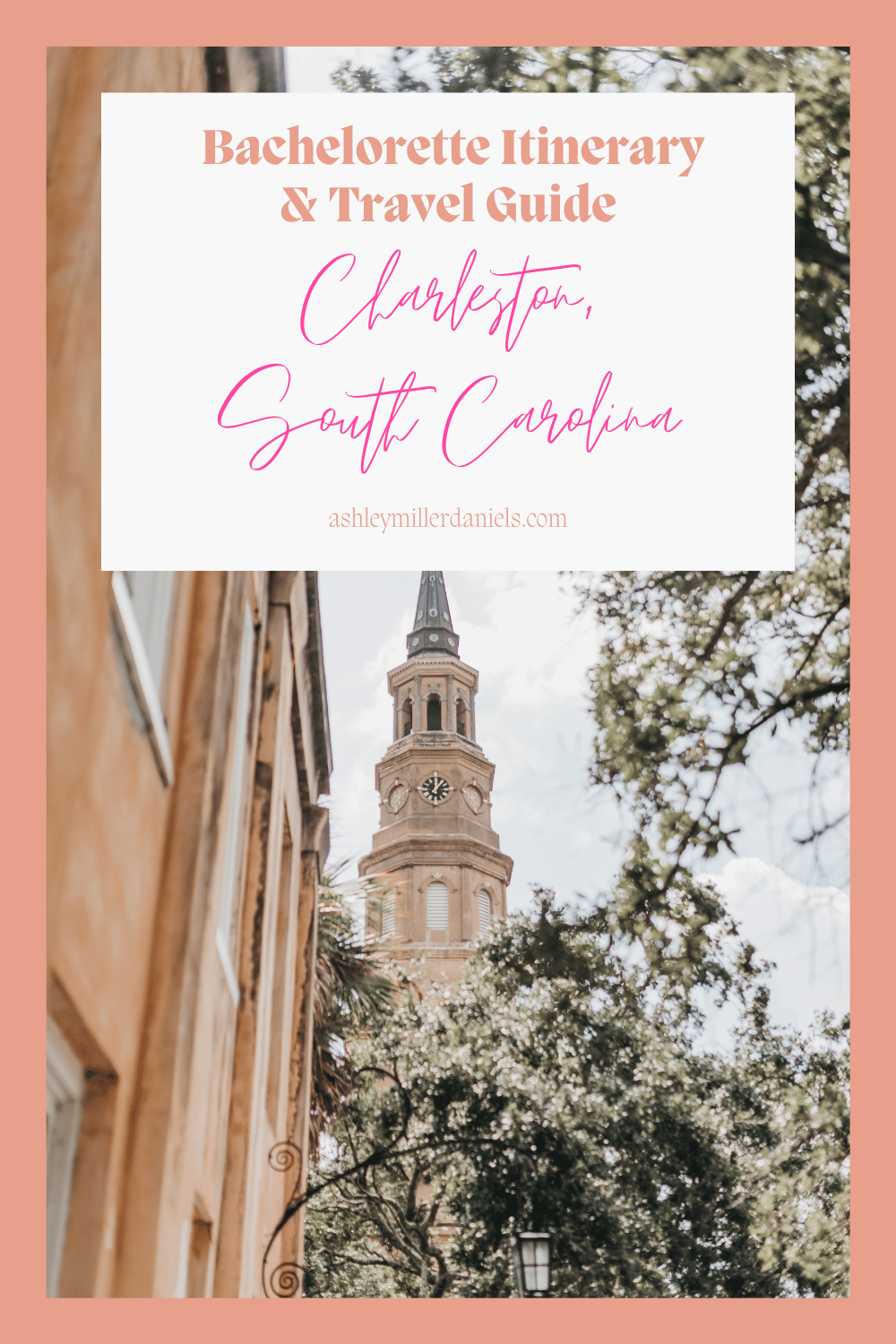 Charleston bachelorette itinerary